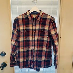 Vans button up flannel